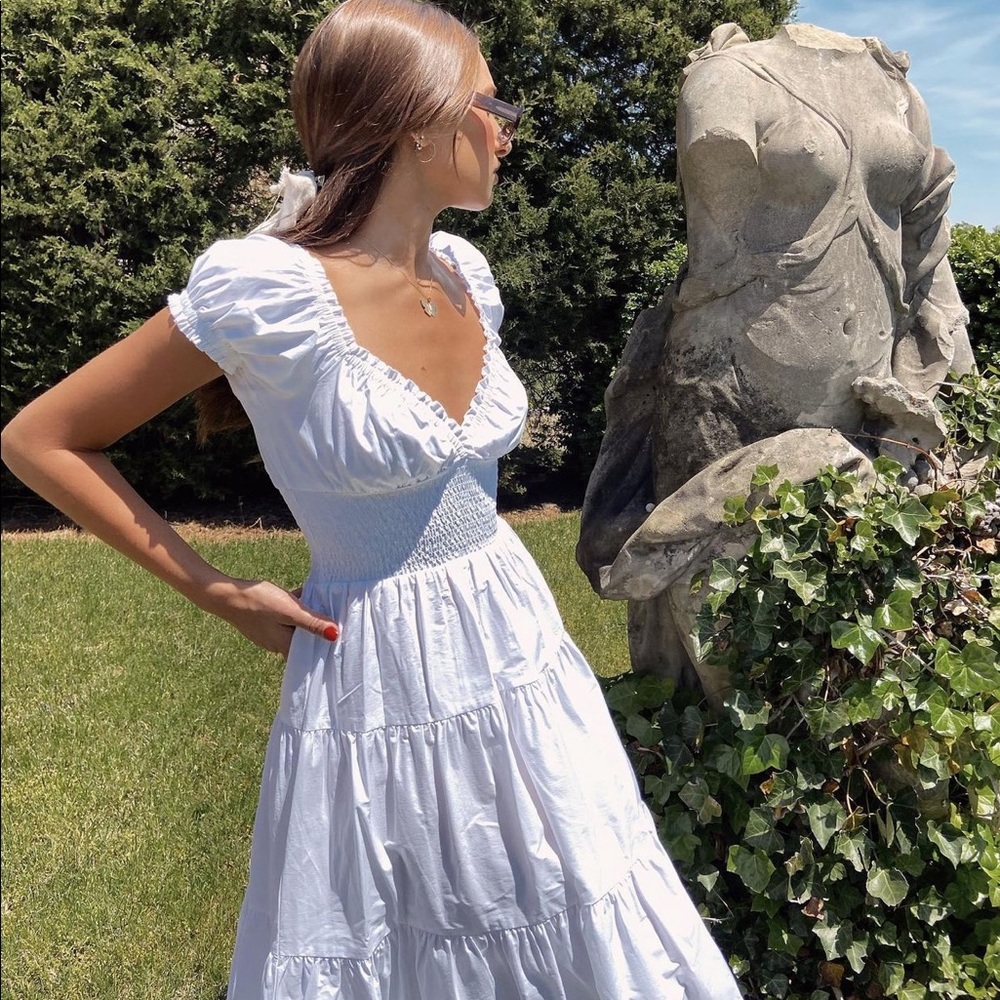 WeWoreWhat Poplin Maxi Dress